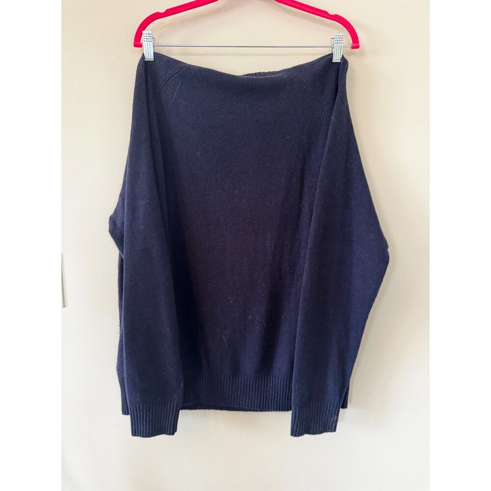 Men's J.Crew XXL Navy Blue Crewneck Sweater Nautical Work Wear - Picture 6 of 7